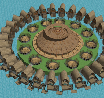 水上聚落 villas1YFH